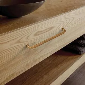 Asidrama 6 Pack 12.6 Inch(320mm) Antique Brass Kitchen Cabinet Handles, Cabinet Pulls Kitchen Cabinet Hardware for Cupboard Drawer Pulls