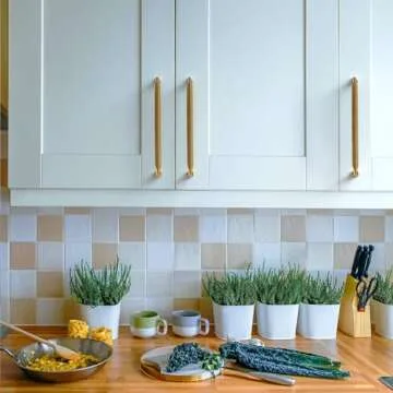 Asidrama 6 Pack 12.6 Inch(320mm) Antique Brass Kitchen Cabinet Handles, Cabinet Pulls Kitchen Cabinet Hardware for Cupboard Drawer Pulls