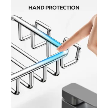 Nieifi Stainless Steel Soap Holder with Hooks for Shower