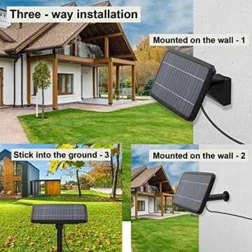 100 Feet Solar String Lights Outdoor Patio Lights Solar Powered Waterproof G40 Globe Hanging Lights with 50 LED Shatterproof Bulbs for Backyard Balcony Bistro Garden Solar Patio Light String Lights