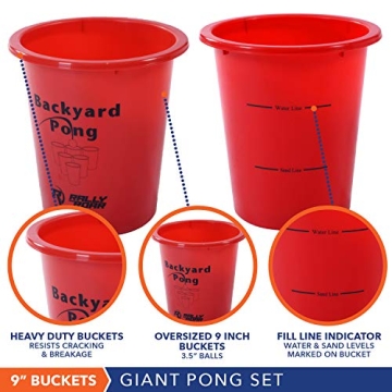 Jumbo Tailgate Beer Pong Set for Endless Fun