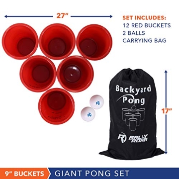 Jumbo Tailgate Beer Pong Set for Endless Fun