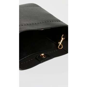 Tory Burch Women's McGraw Bucket Bag in Black - Stylish & Functional
