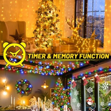 KNONEW 720 LED Color Changing Christmas Lights 328ft