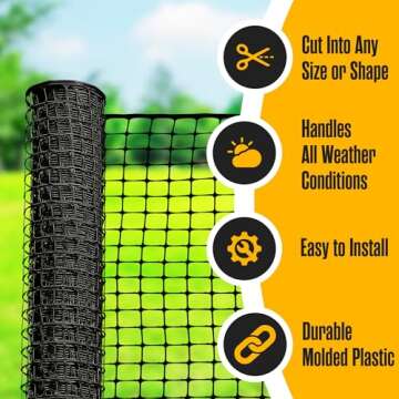 Versatile Lightweight Mesh Safety Netting for Pets & Gardens