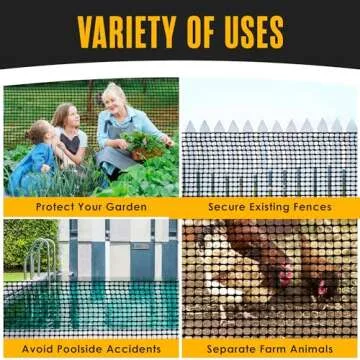 Versatile Lightweight Mesh Safety Netting for Pets & Gardens