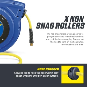 Goodyear Retractable Air Hose Reel 50' Convenient Durable