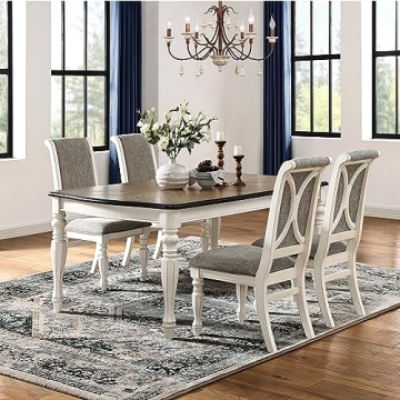 Roundhill Belleza French Country Dining Set - Rustic Charm