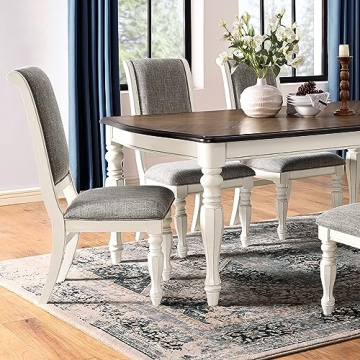 Roundhill Belleza French Country Dining Set - Rustic Charm