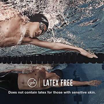 Speedo Unisex-child Swim Goggles Junior Hyper Flyer Ages 6-14,Silver Mirrored