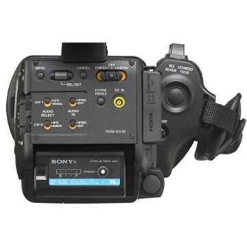 Sony Sony PMW-EX1R XDCAM EX Full HD Camcorder without SxS Card, 1920x1080 Resolution, Wide Angle 14x Fujinon Lens, 1.23MP Viewfinder