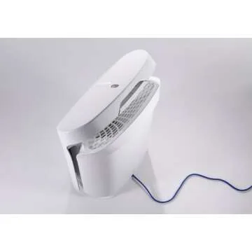 Rabbit Air BioGS 2.0 Ultra Quiet HEPA Air Purifier (SPA-550A White)