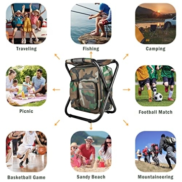 Multifunctional Kikerike Folding Backpack Cooler for Outdoors