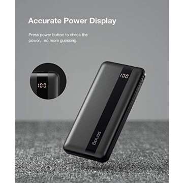 SANAG Portable Charger 10000mAh Fast Charging Power Bank