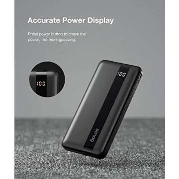 SANAG Portable Charger 10000mAh Fast Charging Power Bank