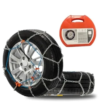 SNOCATENA Snow Chains for Car,SUV,Truck and Pickup,Universal Emergency Tire chains,Compatible with T...