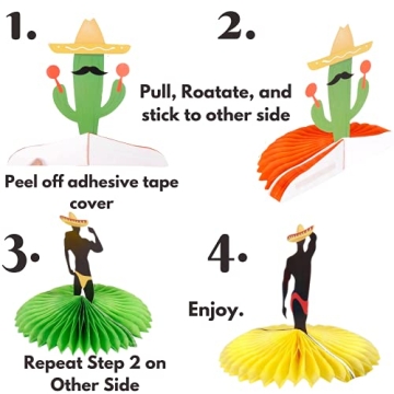 KIKEVITE Fun Bachelorette Centerpiece Decor Pack of 12