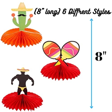 KIKEVITE Fun Bachelorette Centerpiece Decor Pack of 12