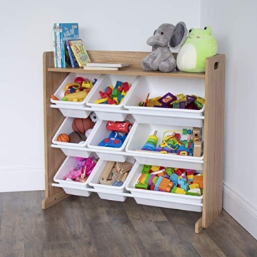 Humble Crew Toy Organizer with 9 Storage Bins