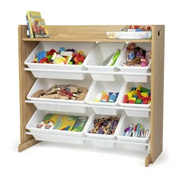 Humble Crew Toy Organizer with 9 Storage Bins