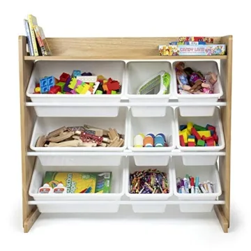 Humble Crew Toy Organizer with 9 Storage Bins