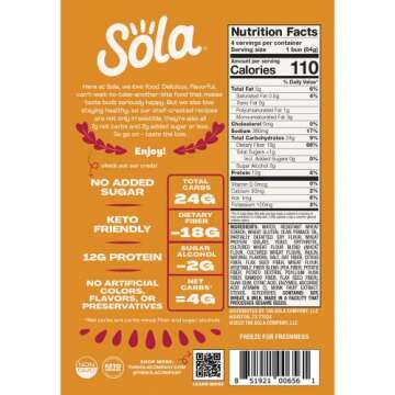 SOLA Low Carb Grilling Variety Pack - Bread & Buns