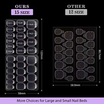 BTArtbox Nail Adhesive Tabs - 20 Sheets, Waterproof & Ultra Thin