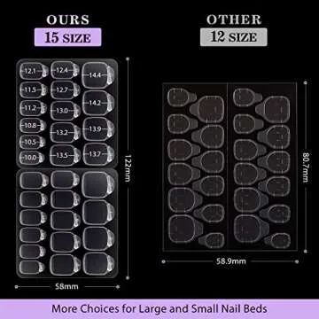 BTArtbox Nail Adhesive Tabs - 20 Sheets, Waterproof & Ultra Thin