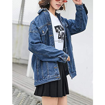 Omoone Oversized Denim Jacket - Chic and Comfortable