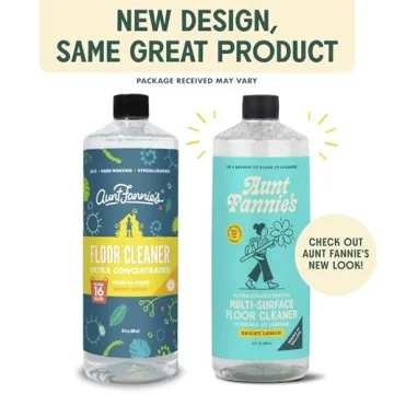 Aunt Fannie’s Lemon Scented Floor Cleaner, 32 oz, 16 Gallons