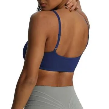 Aoxjox Sculpt Bandeau Sports Bra for Active Women