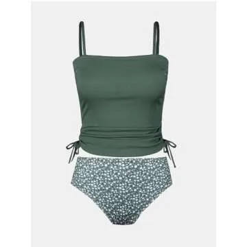 CUPSHE Women's Stylish Tankini Set - Perfect for Summer Fun