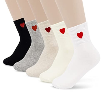 Cute Heart Ankle Socks for Women and Teens - Jinny's Shoppe