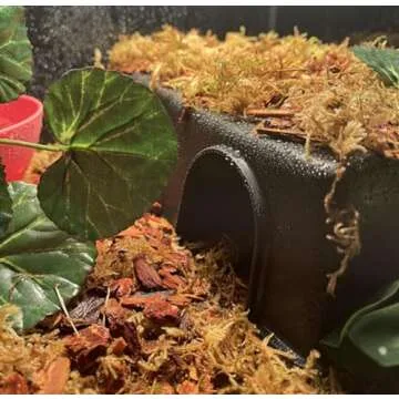 LEOTERRA Snake Hide Reptile Hide for Snake Lizard Leopard Gecko and Baby Ball Python Use10.23"x7.48"x2.75" (M) Durable and Easy to Clean