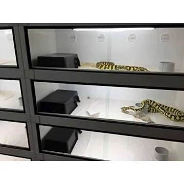 LEOTERRA Snake Hide Reptile Hide for Snake Lizard Leopard Gecko and Baby Ball Python Use10.23"x7.48"x2.75" (M) Durable and Easy to Clean