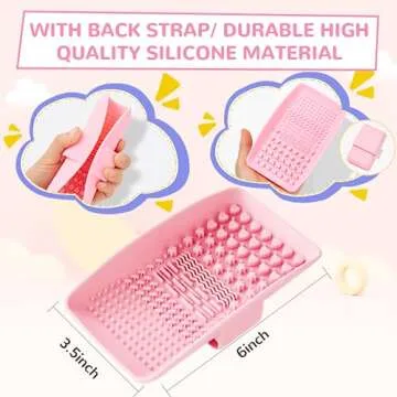 START MAKERS Portable Brush Cleaner Mat 2 Pack