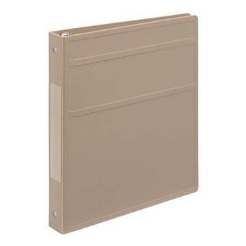 Durable 1-Inch Heavy Duty 3-Ring Binder Waterproof Made in USA