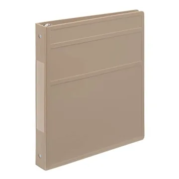 Durable 1-Inch Heavy Duty 3-Ring Binder Waterproof Made in USA