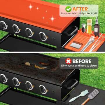 TAOMAND 36" Blackstone Silicone Griddle Cover