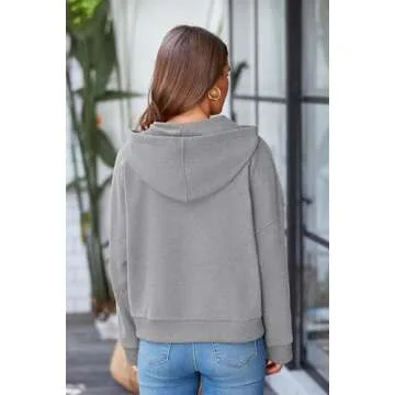 PRETTYGARDEN Women's Cropped Hoodie for Fall Style