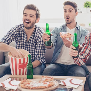 Baseball Design Napkins | Sports Party Supplies 48 Pack