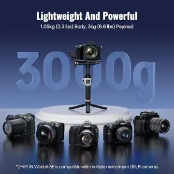 ZHIYUN CINEPEER Weebill 3E[Official], 3-Axis Lightweight Gimbal Stabilizer for DSLR & Mirrorless Cam...