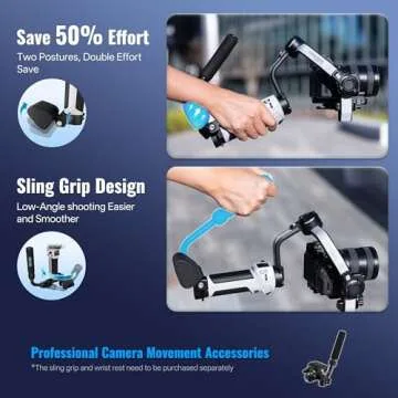 ZHIYUN CINEPEER Weebill 3E[Official], 3-Axis Lightweight Gimbal Stabilizer for DSLR & Mirrorless Camera Canon/Sony/Panasonic/Nikon, 3KG Payload, Native Vertical Shooting, Bluetooth Shutter Control