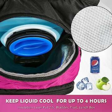 RUPUMPACK 18L Insulated Hydration Backpack for Hikers