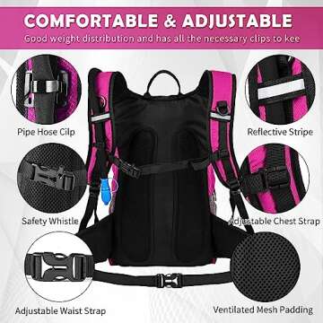 RUPUMPACK 18L Insulated Hydration Backpack for Hikers