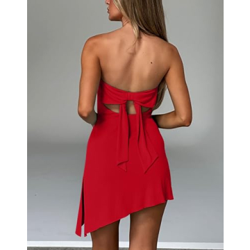Stylish HYPERFIRE Strapless Mini Dress for Summer