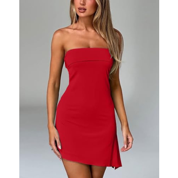 Stylish HYPERFIRE Strapless Mini Dress for Summer