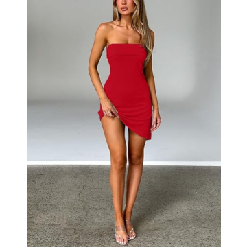Stylish HYPERFIRE Strapless Mini Dress for Summer