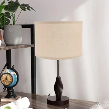 Beavorty 1Pcs Collapsible Lampshade Drum Lampshade Linen Light Cover Fabric Lampshades Desktop Lamp Shade Wall Lamp Shade for Table Lamps Floor Lamps
