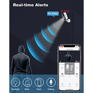 2K Color Night Vision WiFi Security Camera with Spotlight